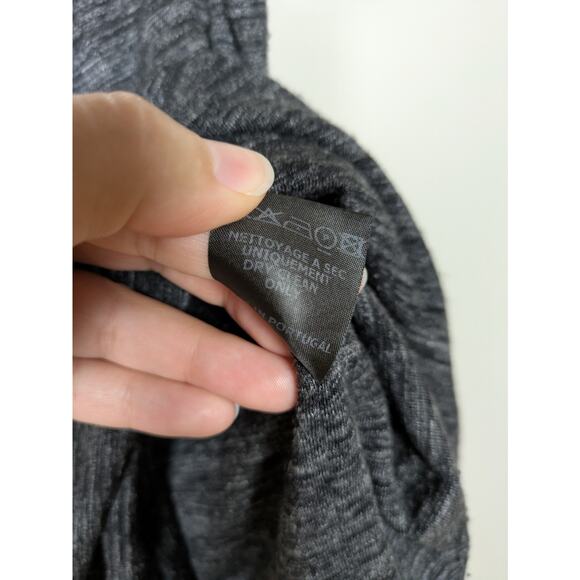 ISABEL MARANT Etoile Heather Black Jersey Knit Mini Skirt Pull-On Women's FR 42 - Picture 6 of 6